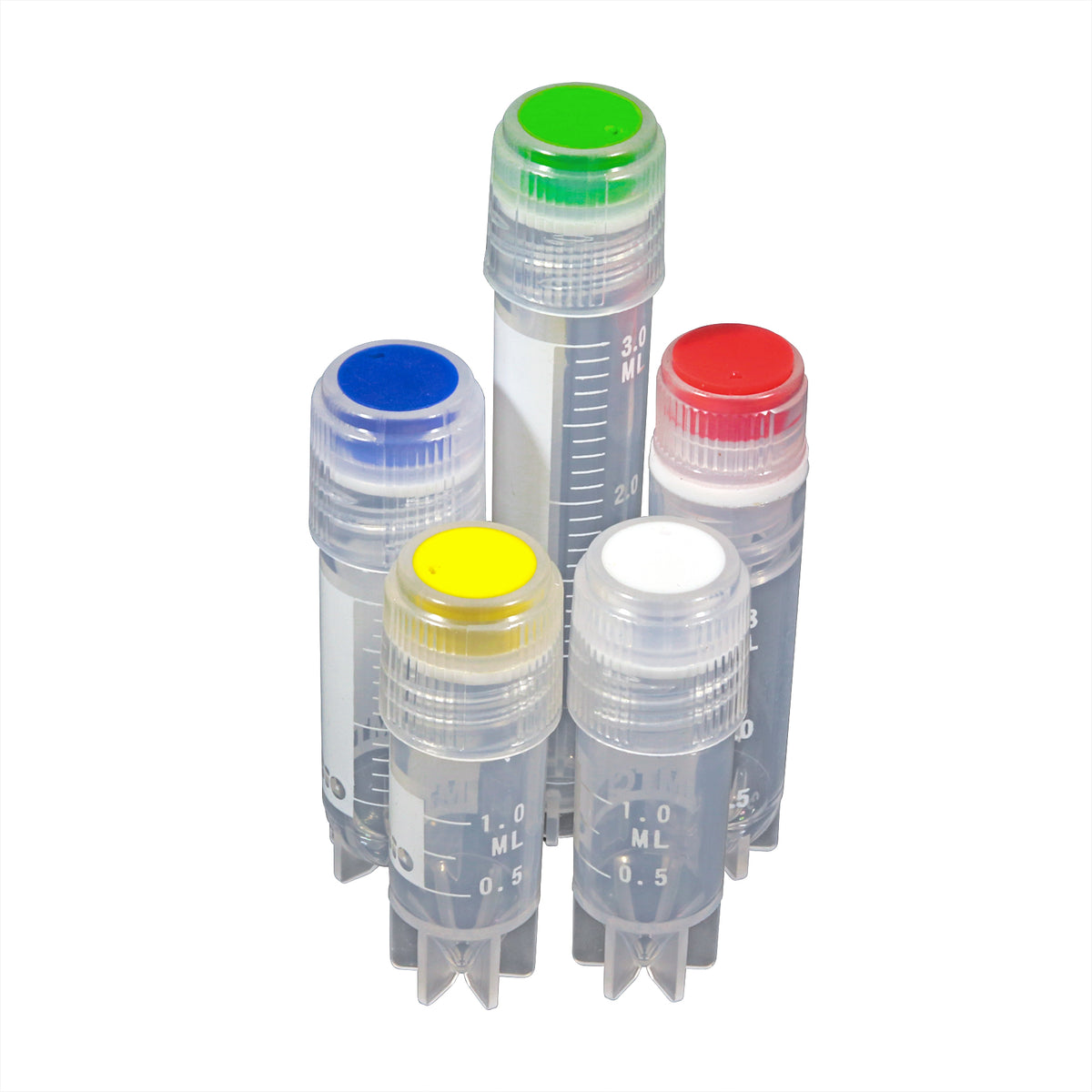 MTC Bio V5809-G Cap inserts for cryogenic vials, green, 500/pk — Labfilterz
