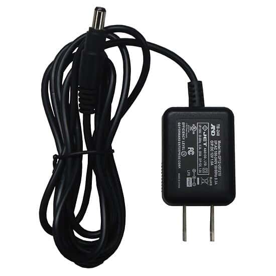 A&D TB:636 AC Adapter (120V) - Standard with unit