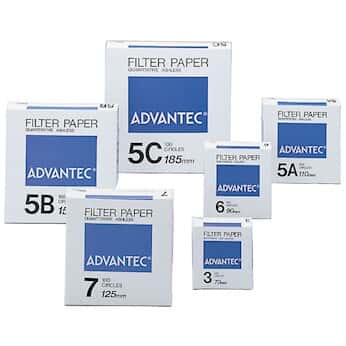 Advantec N04A12.5CM Quantitative Filters Paper 100/PK