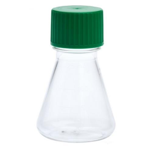 Celltreat 229808 Erlenmeyer Flask 500ml, Solid Cap, Plain Bottom, PETG, Sterile