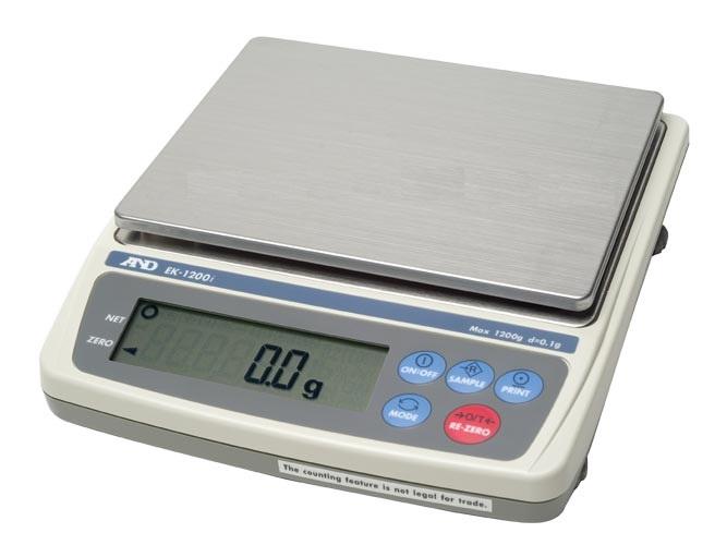 A&D EK-1200i EW/EK Series Compact Balance, NTEP, Class II