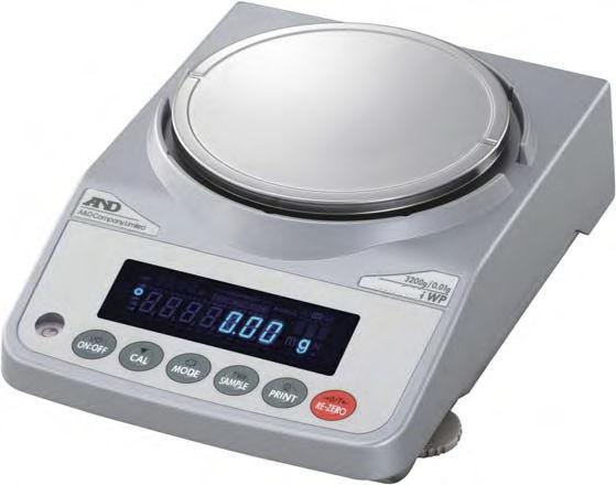 A&D Weighing FZ-1200i FZ-i Series Precision Balance, 1220 g x 0.01 g, Internal Calibration