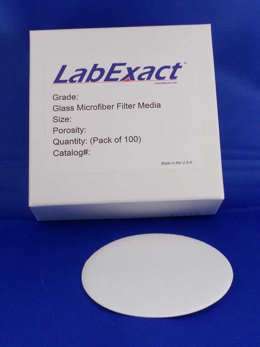 IW Tremont A83-2500 Binderless Grade A-83 glass fiber filter media, 0.5micron retention, 2.5cm diameter