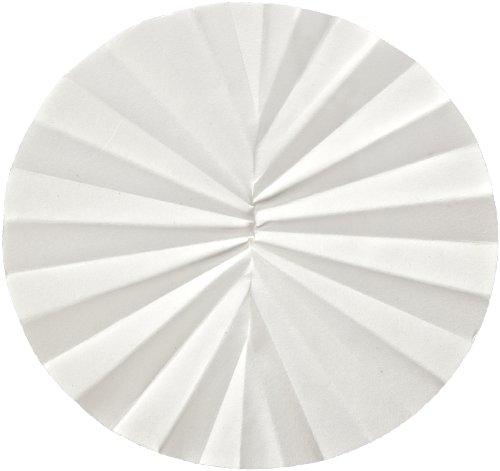 Whatman 1205-185 Filter Circles, 185mm Dia, Folded Prepleated Grade 5V, 100/pk (PN:1205-185)