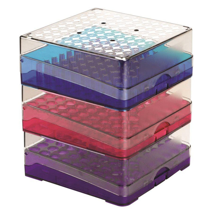 Heathrow Scientific HS23381B Arctic Squares Cryogenic Tube Storage Box PC 81-Place, Assorted