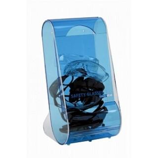Heathrow Scientific 1040A Safety Glasses Dispenser Counter or Wall Mount, Blue
