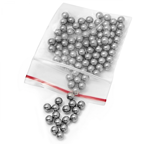 Genie SI-BS05 Stainless Steel Beads, 5mm, 100/pk