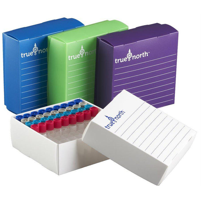 Heathrow Scientific 120371 True North Polypropylene Film Cryogenic Freezer Box, 1.5/2mL 10/pk