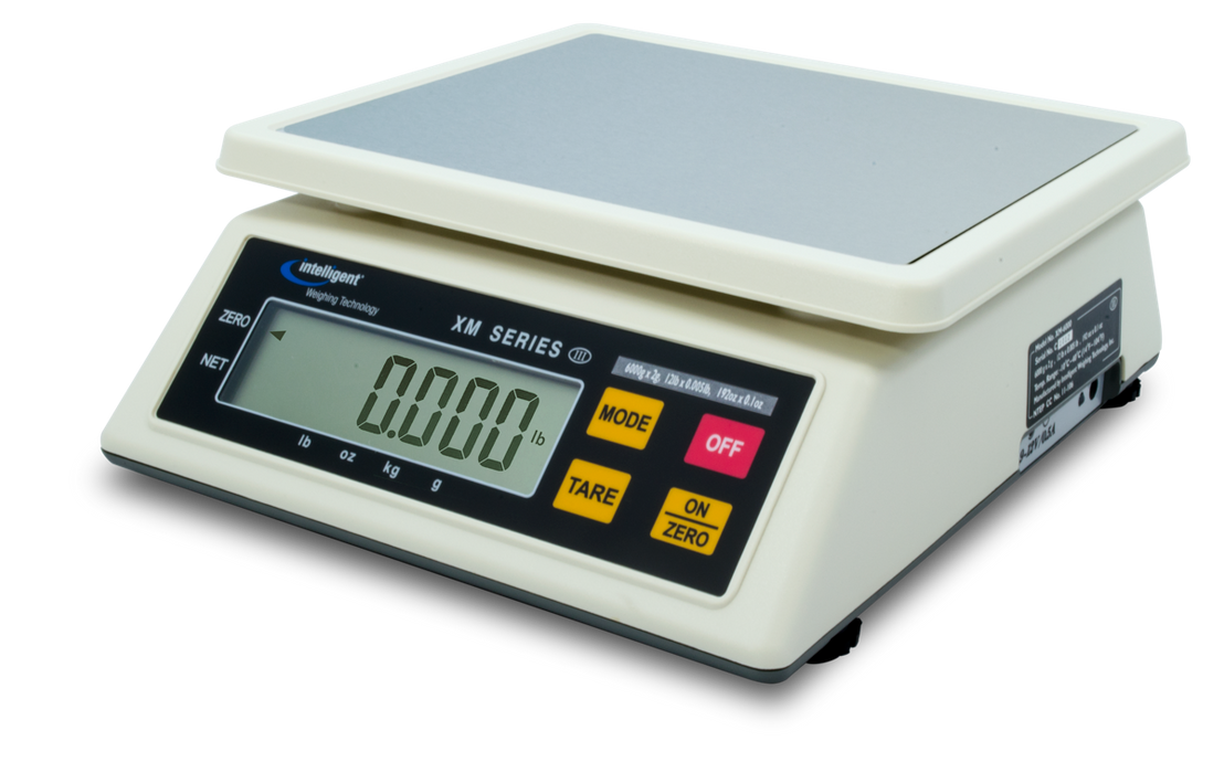 Intelligent Weighing Technology XM-6000 XM Series Bench Scale, 12 lb x 0.005 lb, NTEP, Class III